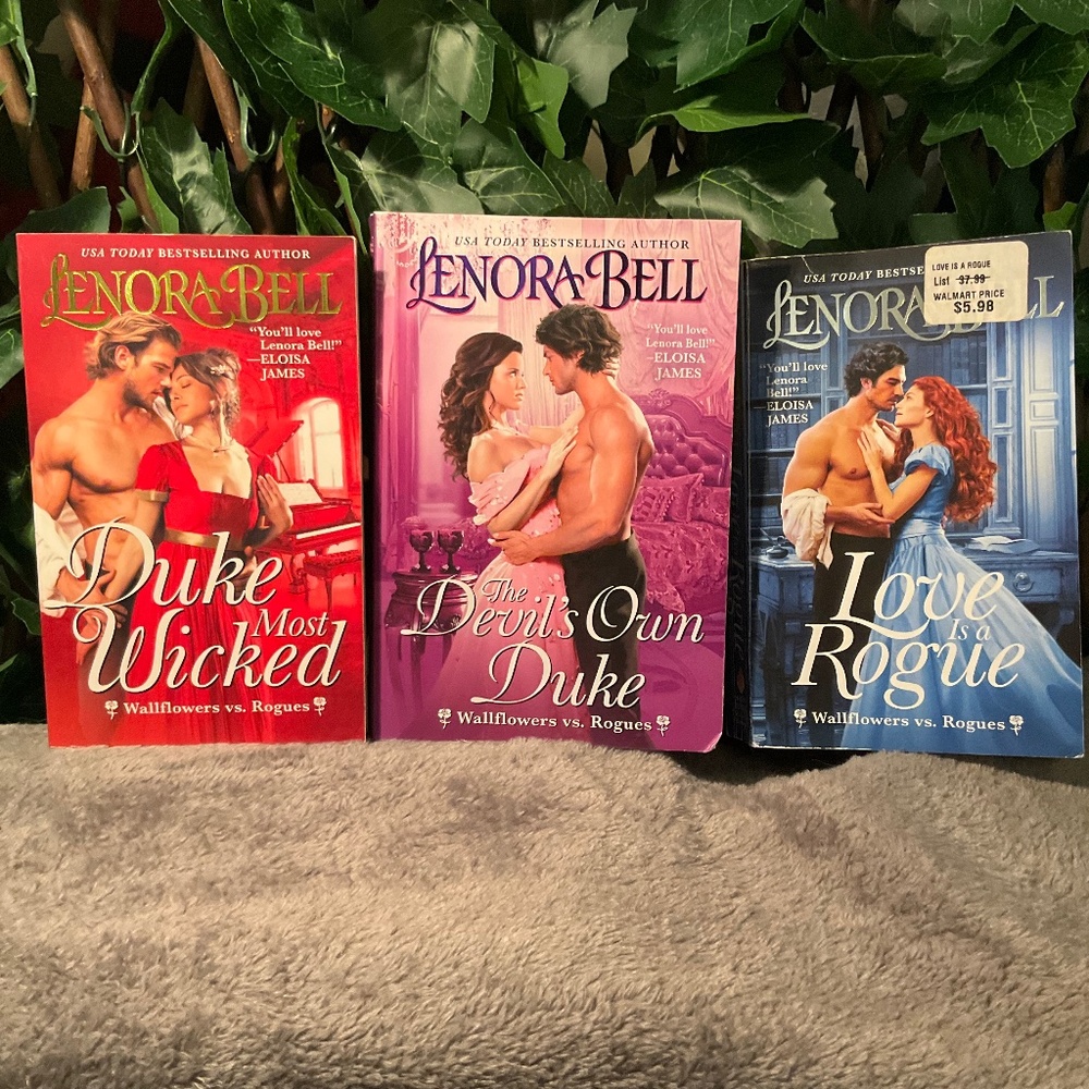 Lenora Bell Wallflowers vs Rogues Full Set of 3 Books
